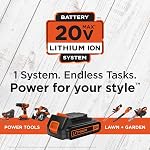 BLACK+DECKER 20V MAX Cordless Drill and Impact Driver, Power Tool Combo Kit with Battery and Charger (BD2KITCDDI)