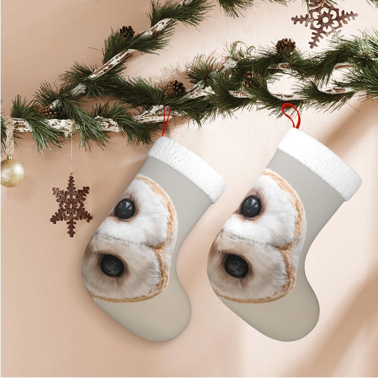 Personalized owl christmas stockings Clearance