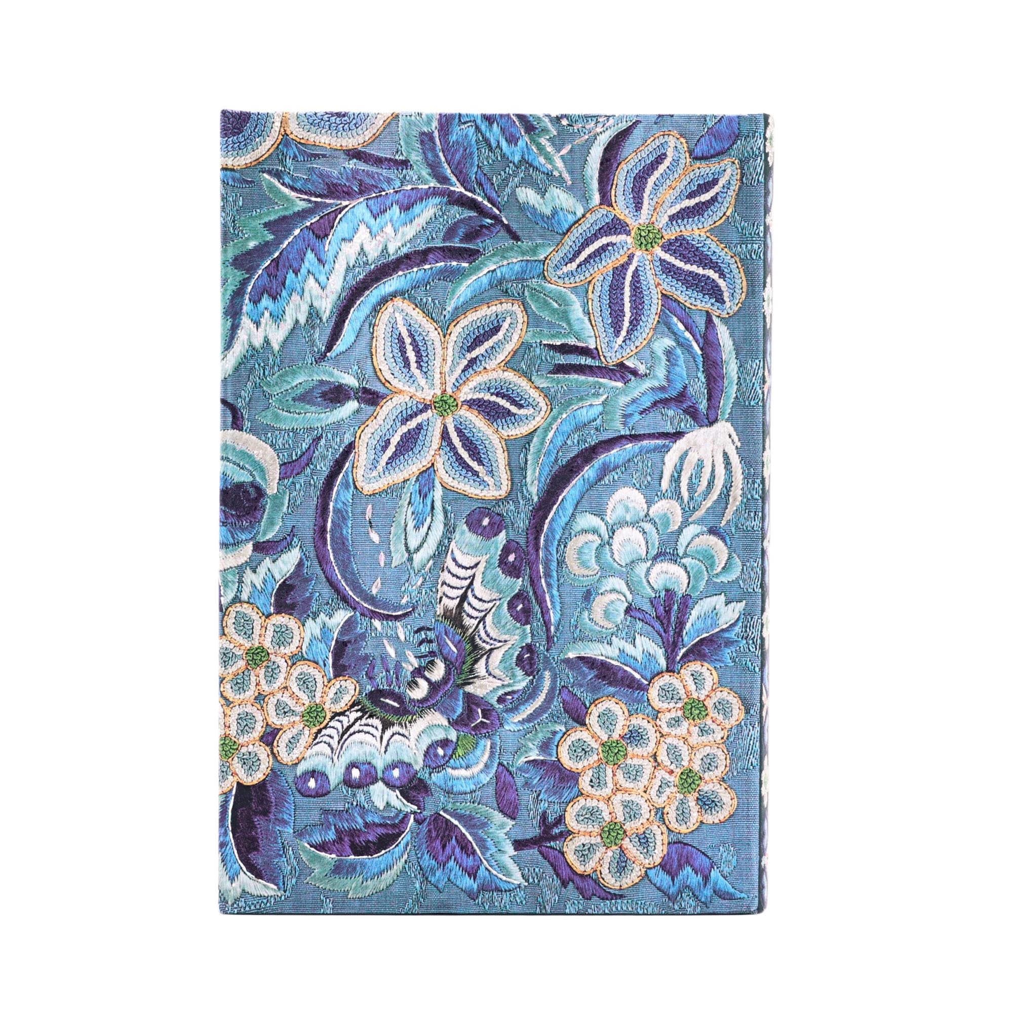 Carnet rigide Paperblanks Saule Bleu Mini Ligné 176p.