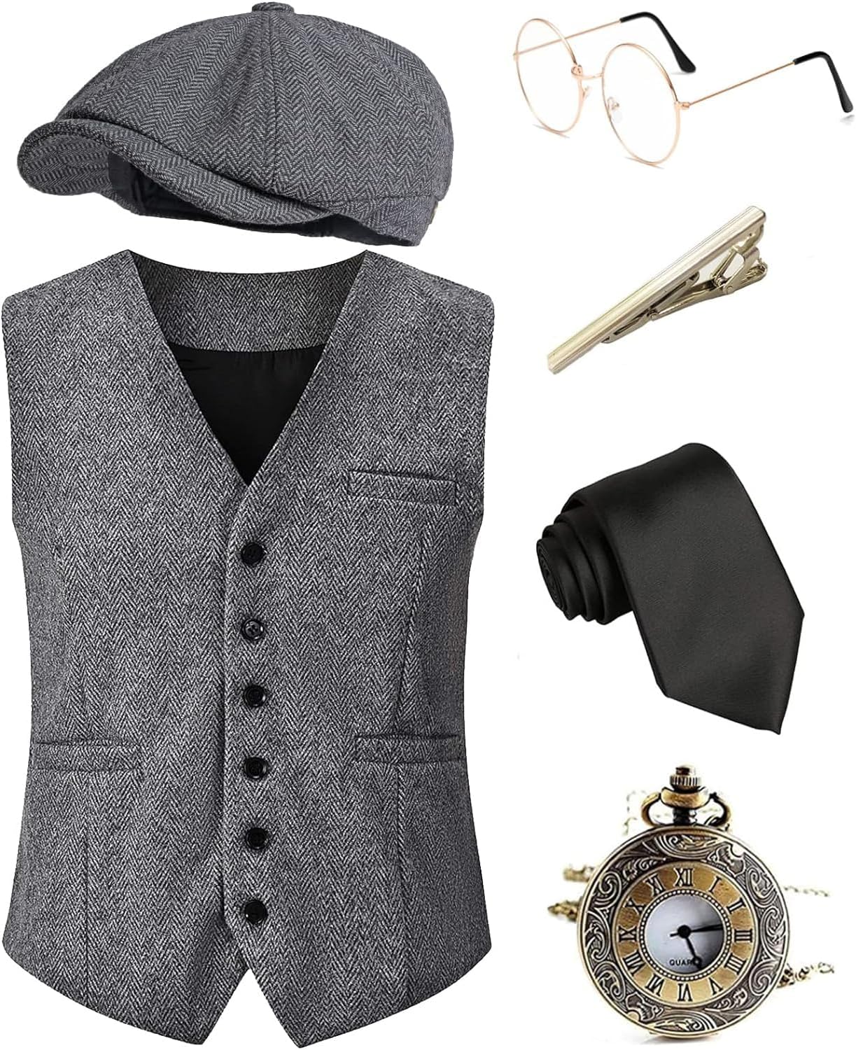 1920 gatsby mens fashion Clearance