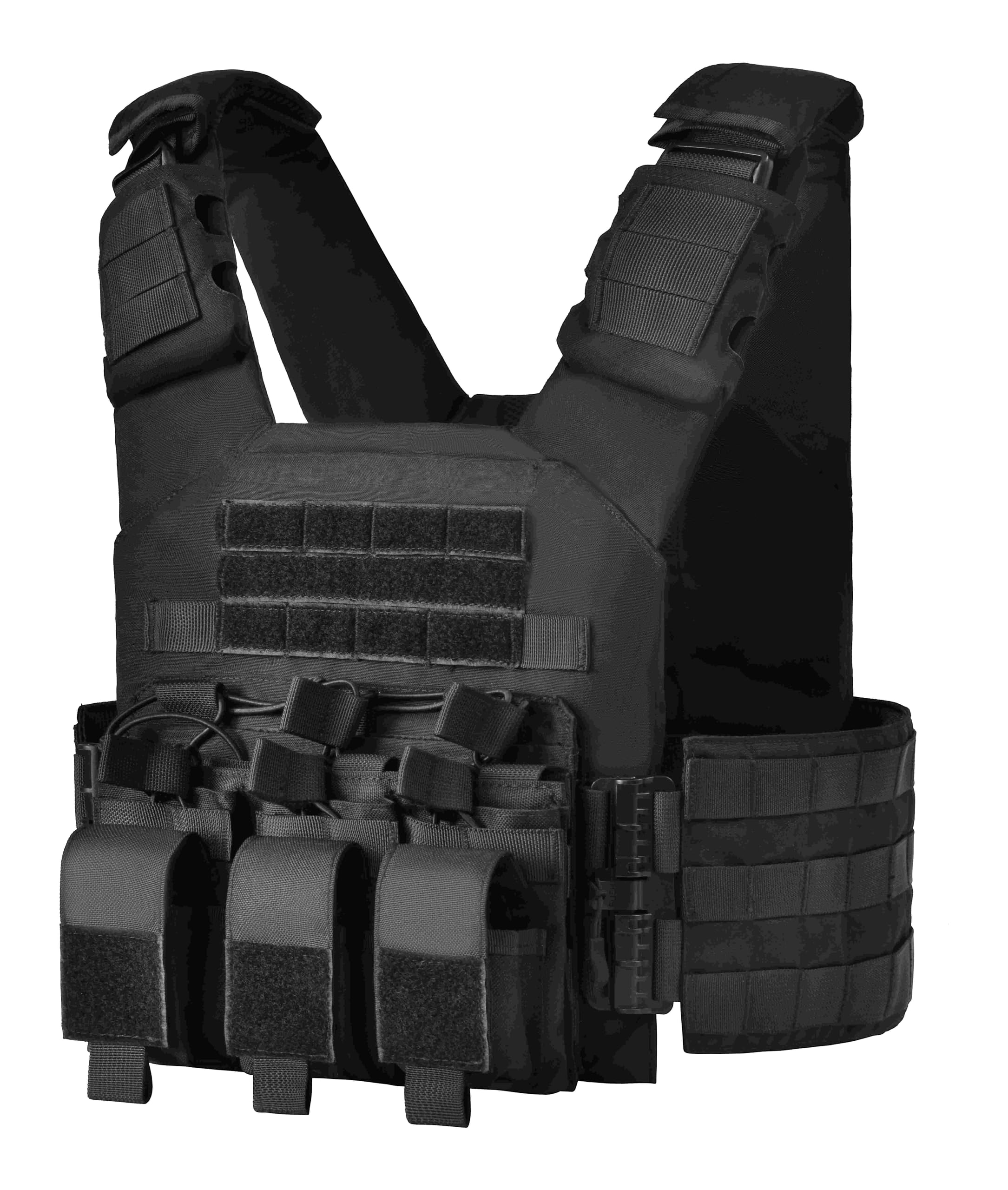 GFIRE Quick Release Lightweight Vest Adjustable Breathable Weighted Vest for Hunting/Training/Game, Black