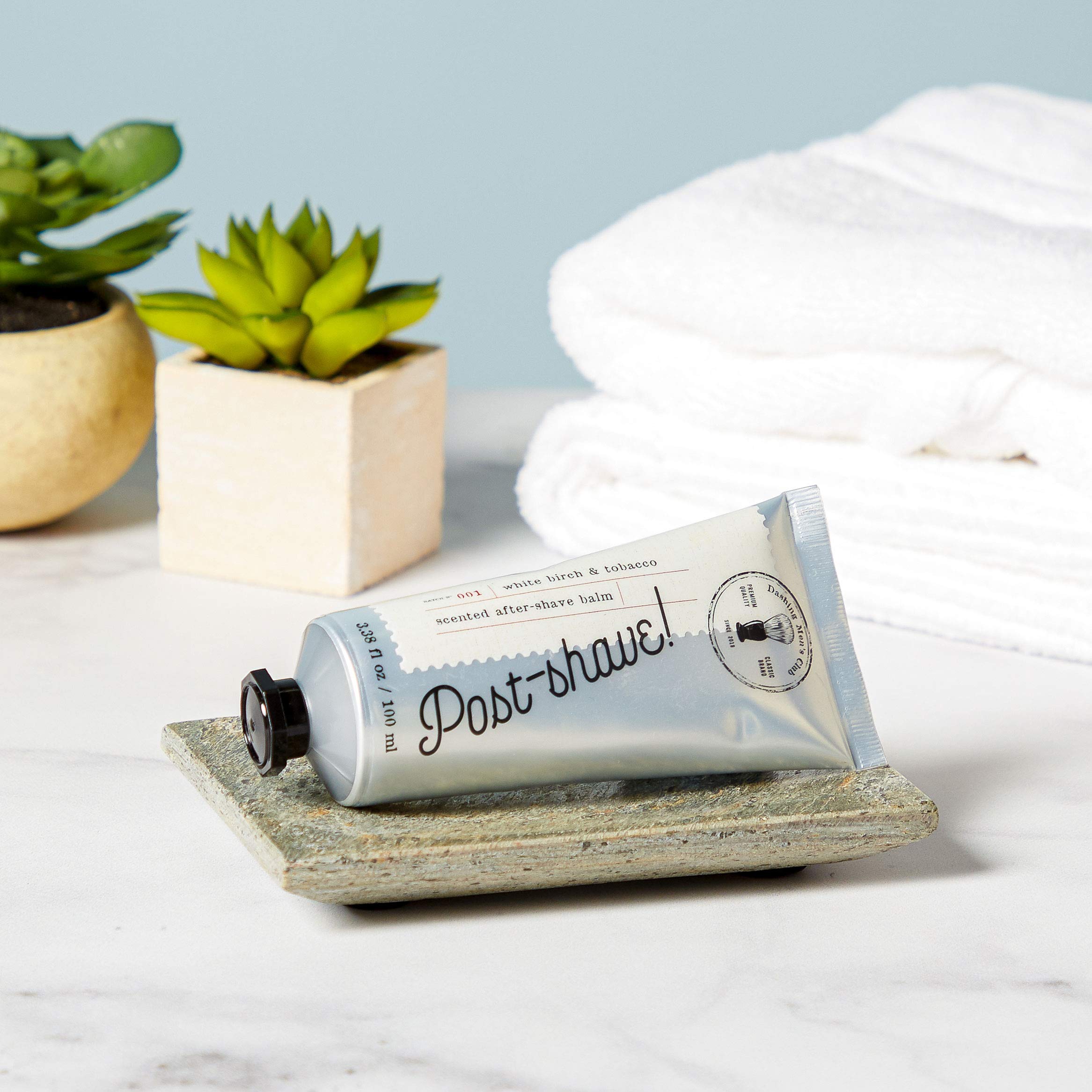 tri coastal design white birch and tobacco Tri-Coastal Design Scented Aftershave Balm for Men - White Birch & Tobacco  Scented Lotion- Father's Day Gift From Dashing Men's Club Collection