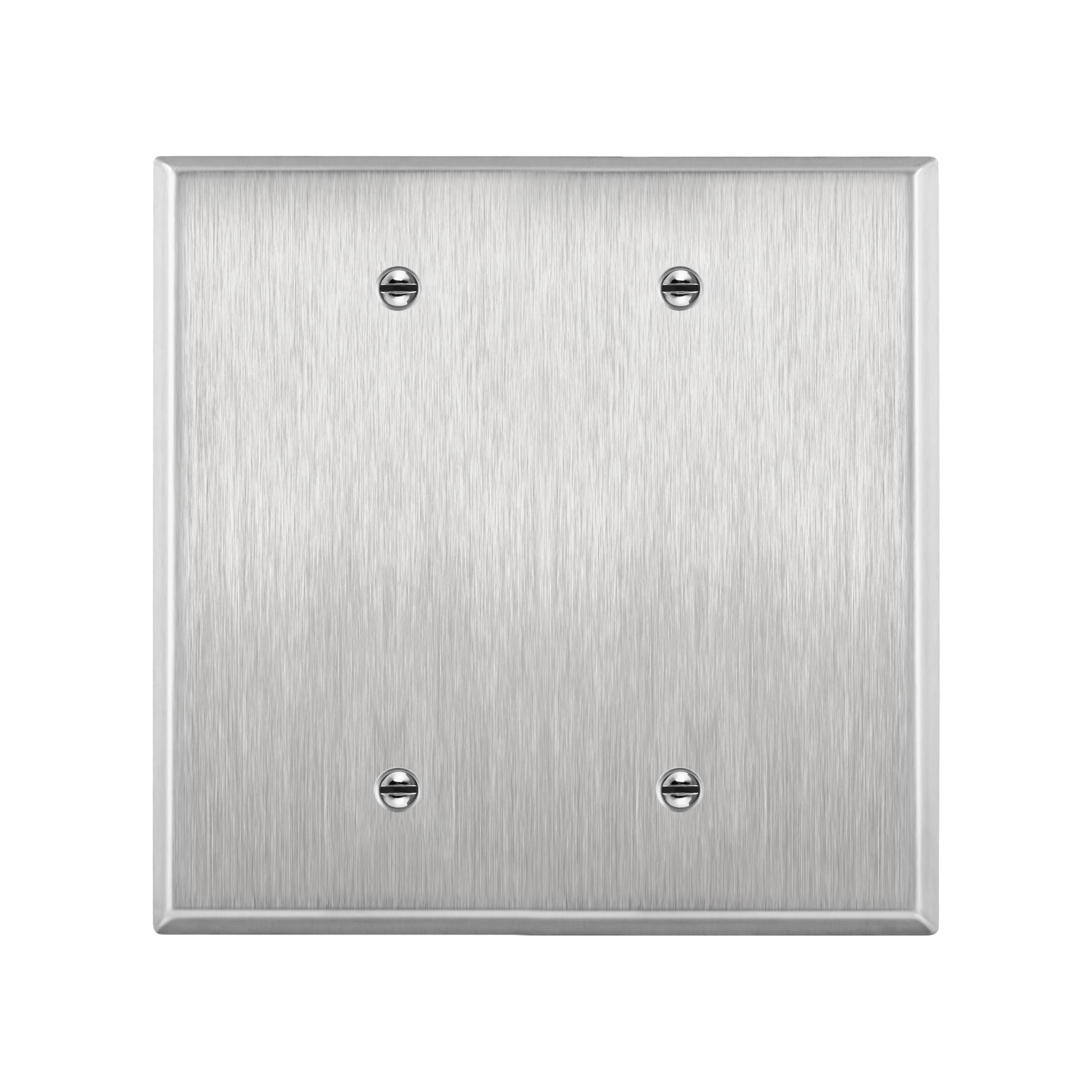 Stainless Steel Wall Plates - 10 Pack -9 Stainless Steel Wall Plates - 10 Pack -9