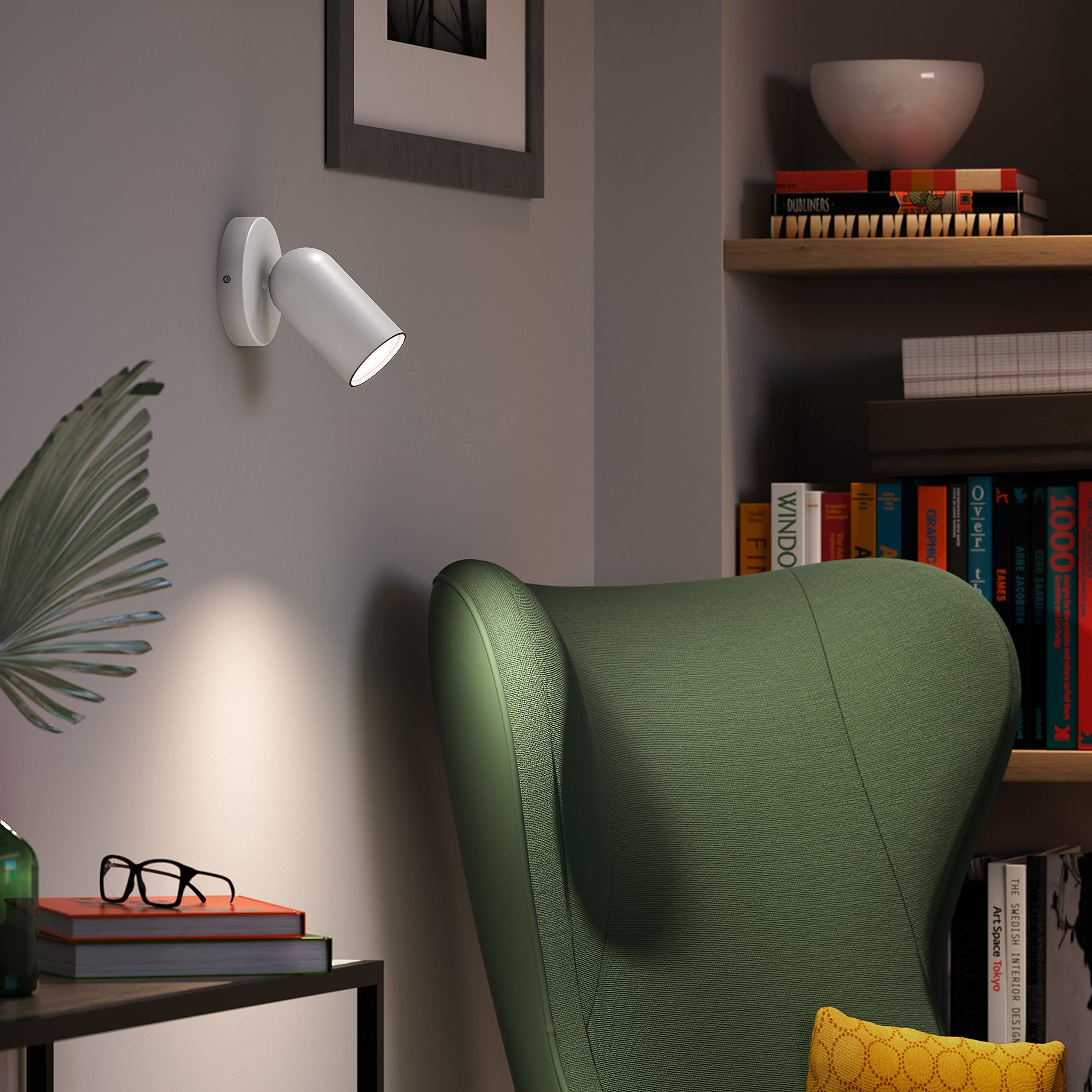 Philips Hue Pongee Aufbaustrahler (Weiß) - Weißes und Farbiges Licht - Wandleuchte oder Deckenstrahler 1 Flammig - GU10 - Hue White and Color Ambiance