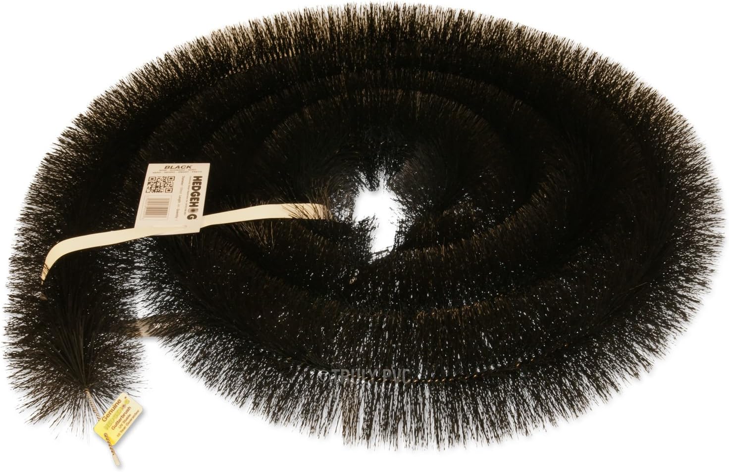 3 x 4m (12 metres) 100mm Black Hedgehog Gutter Brush Leaf guard stops