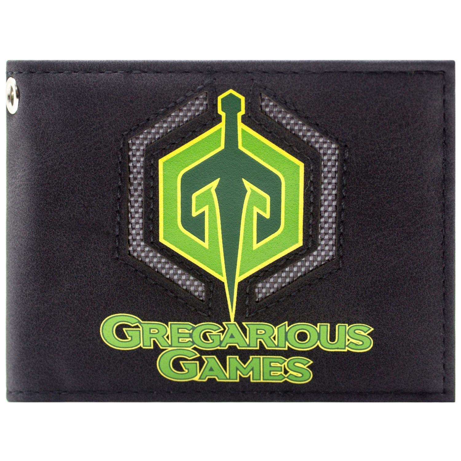 Ready Player One Gregarious Games Logo Black ID & Card Bi-Fold Wallet