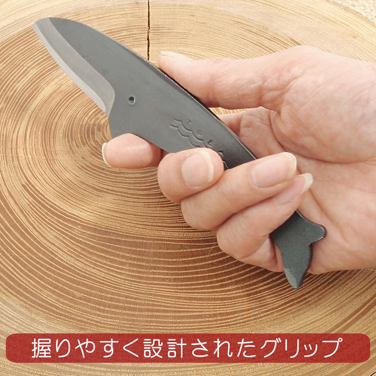 Amazon.co.jp: かわいいくじらナイフ ナガスクジラ 土佐打刃物 鉛筆