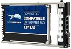 Water Panther 7.68TB SAS 12Gbps 2.5-Inch x 15mm Enterprise SSD in 13G Tray Compatible with Dell PowerEdge Servers 07WJWT 0Y2M2R R630 R830 R320 R820 R415 R715 (Renewed)