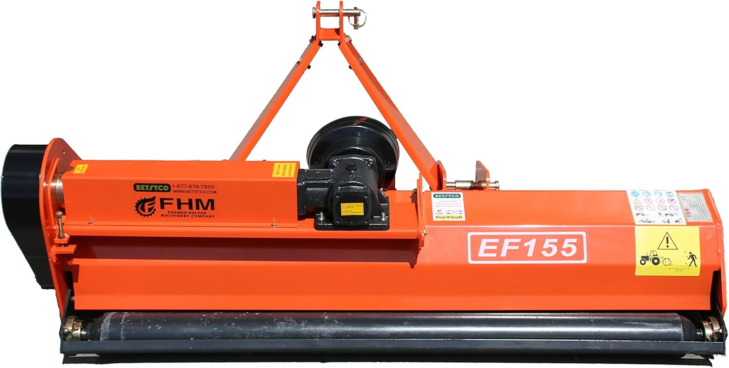 Farmer Helper 60" Flail Mower Cat.I 3pt 20HP+ Rating (FH-EF155) - B01MYPL57V