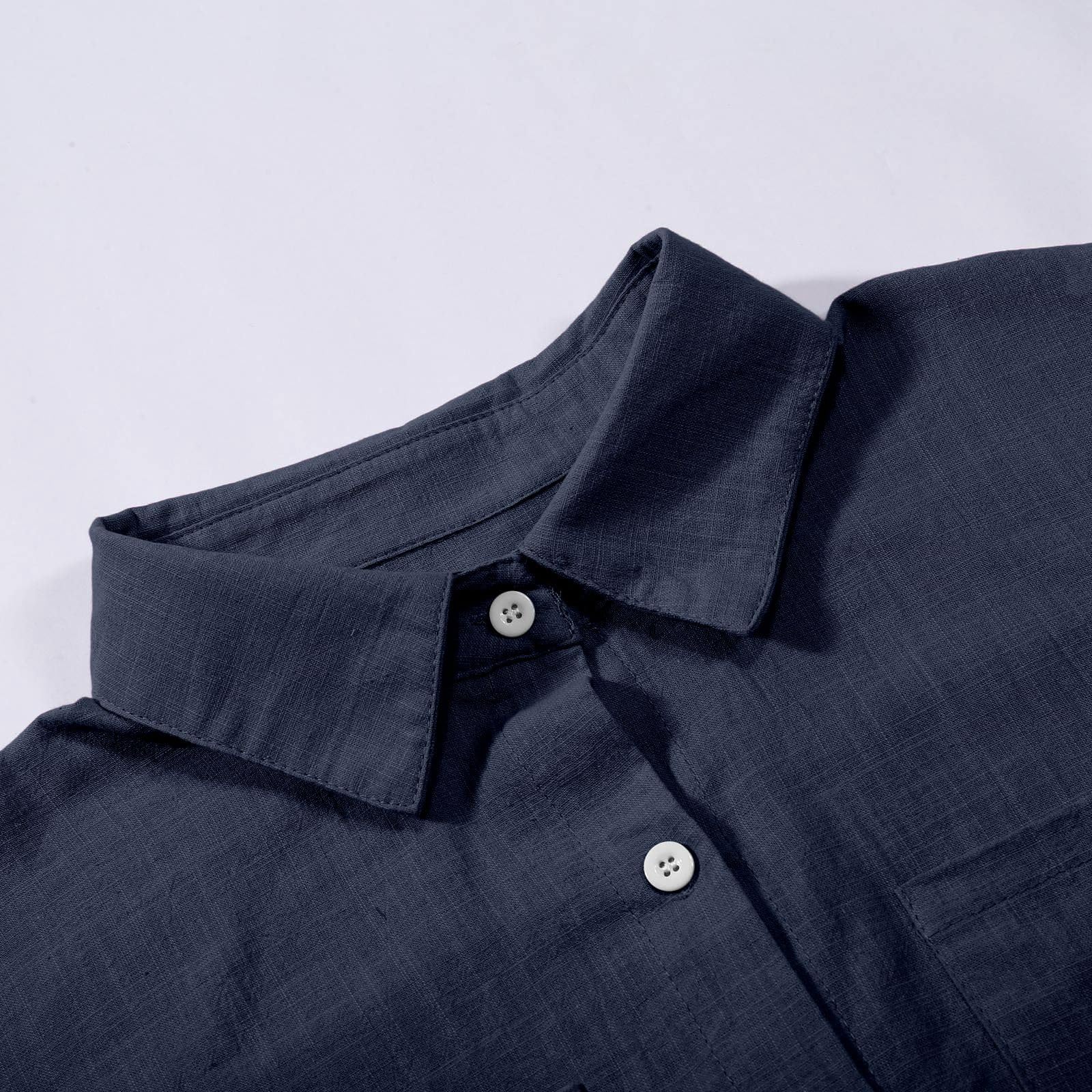 Genérico Tallas Grandes Mujer Blusa Top Cómoda Shirt Informal Transpirable Blusas Camisa Slim Fit Camiseta Sueltas Elegantes Camisas T Casual Túnica Holgado De