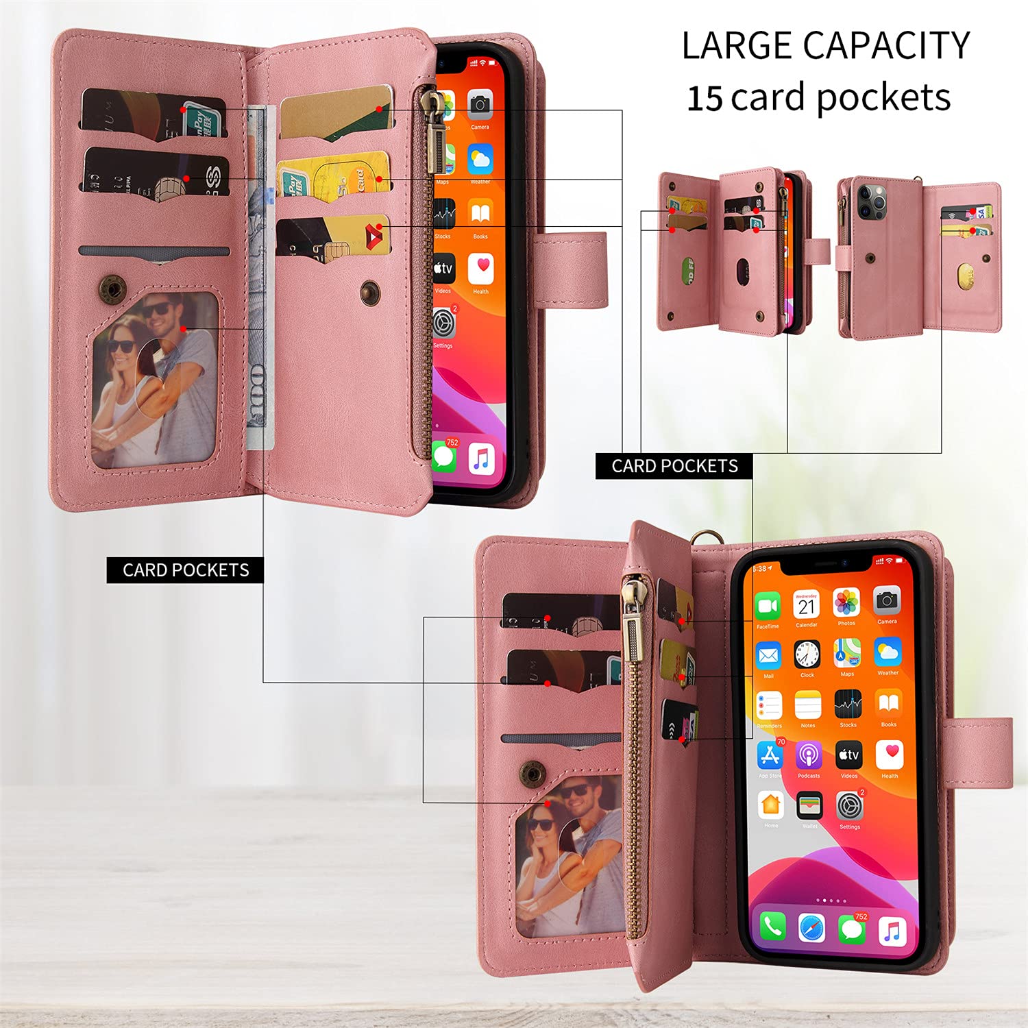 Amazon.com: XYX Wallet Case for iPhone SE (3rd 2022 & 2nd