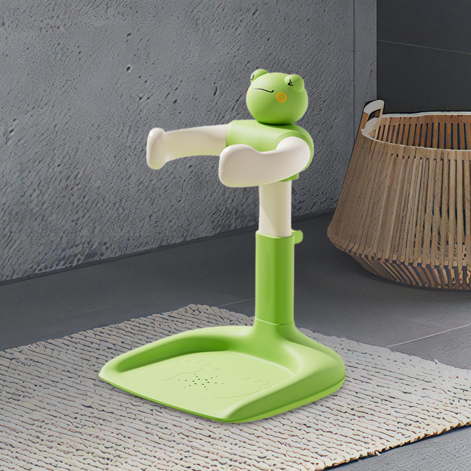 Baby Bad Steh-Dusche,Baby Badewannen Unterstützungsständer - Verstellbarer Gestellhalter mit rutschfester Basis für Zuhause Kinderzimmer Mütter Eltern Mädchen Kinder 0-36 Monate