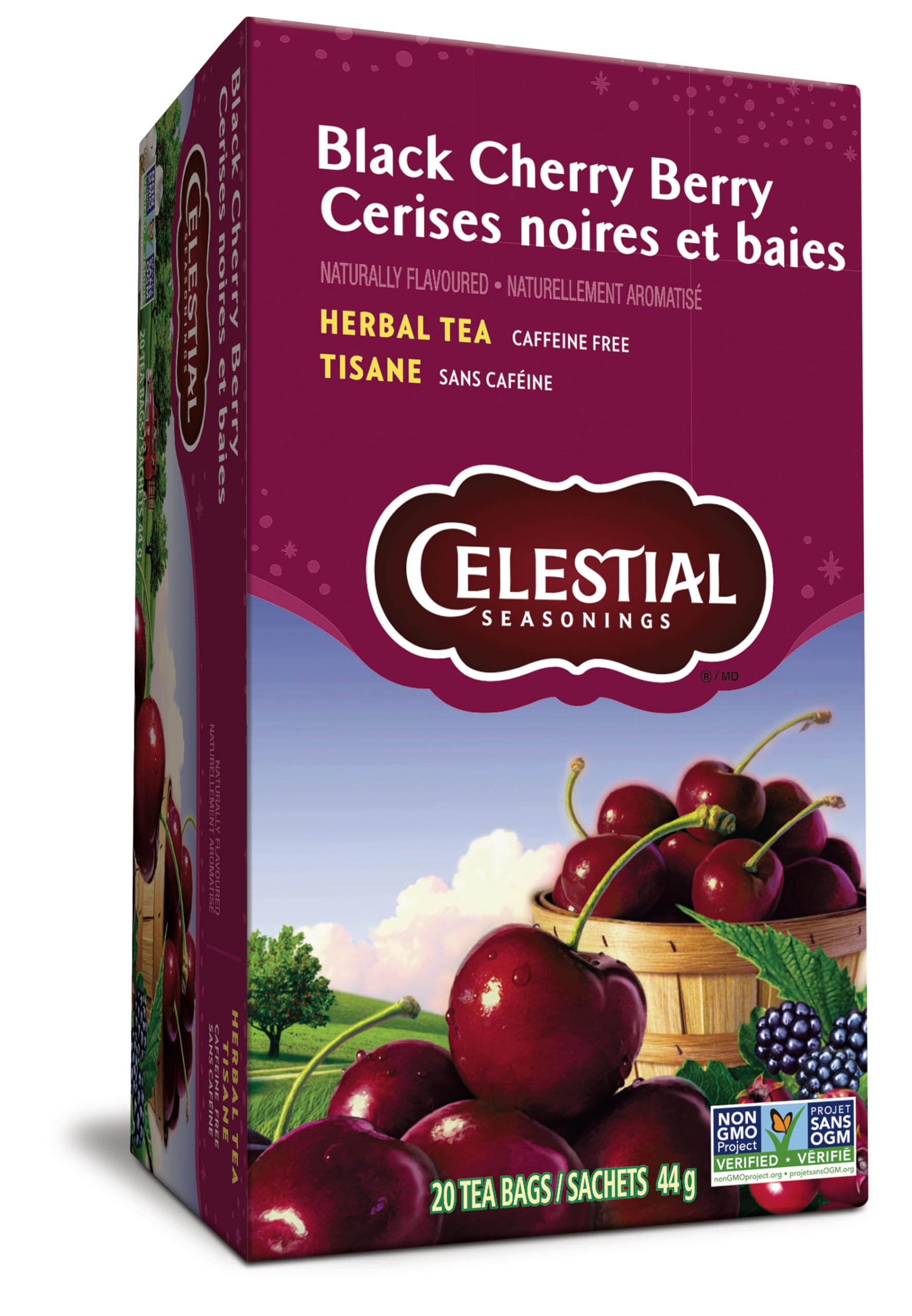 Amazon.com : Celestial Seasonings Herb Tea Black Cherry Berry, 20