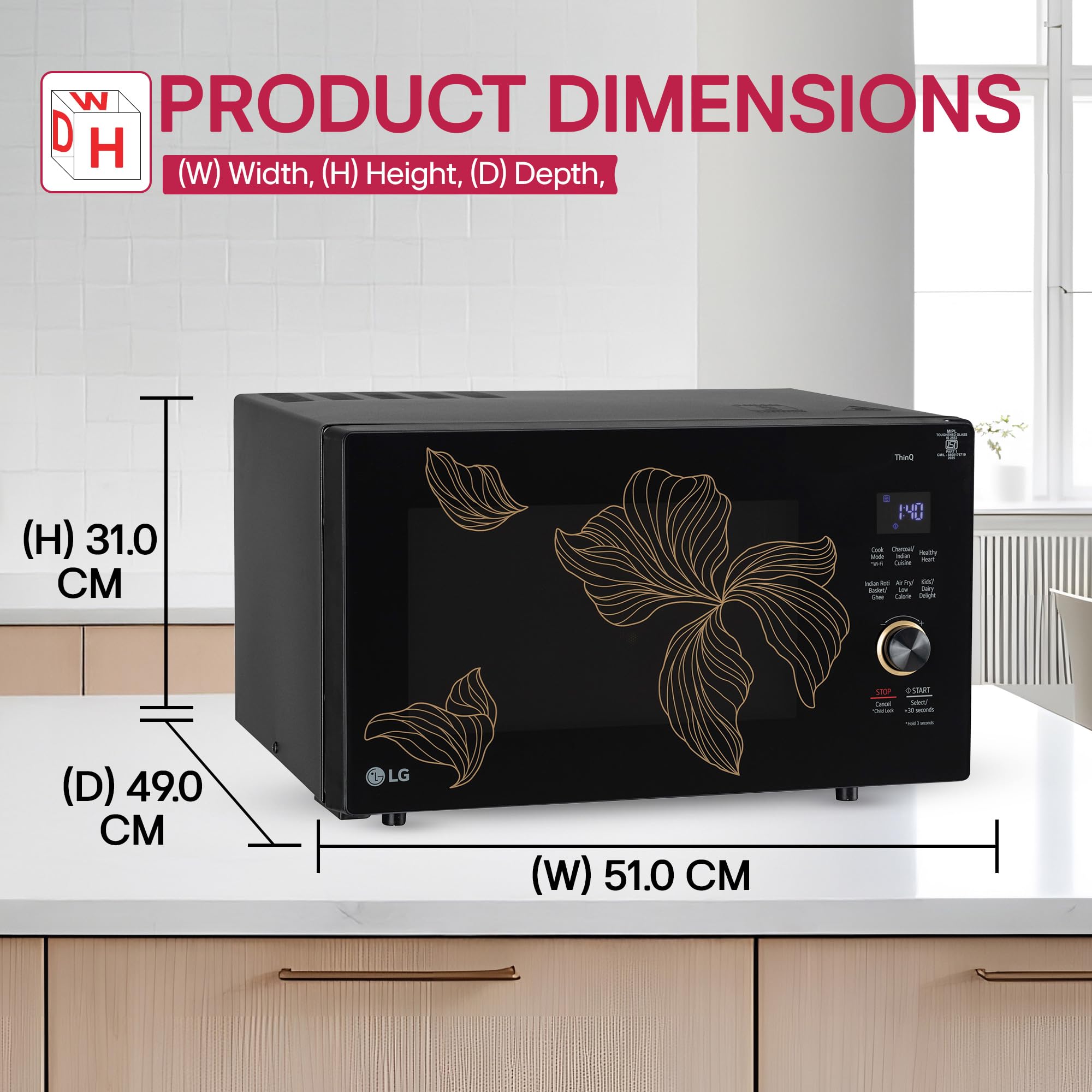 LG Convertible Microwave Oven - Air Fry & More -2