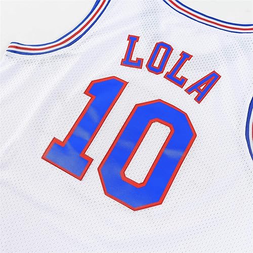 Miniatura 5 de Lola #10 Space - Camiseta de baloncesto para hombre, diseño de Looney con aro para la cabeza y calcetines, talla S-XXL