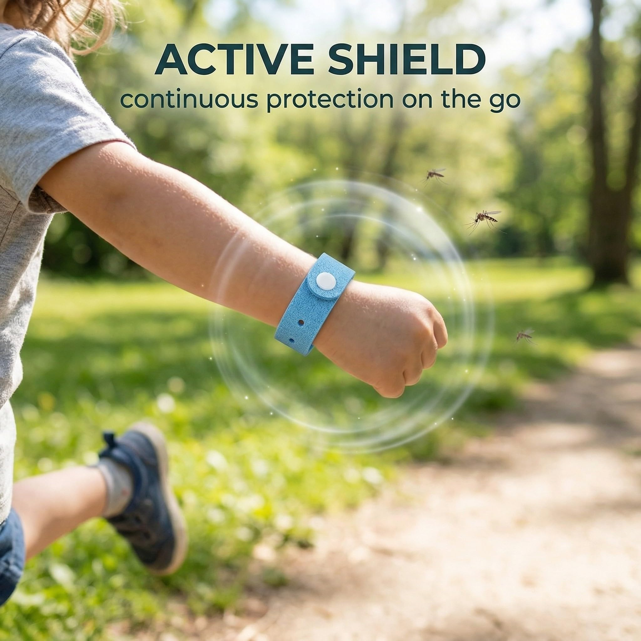 5 Pezzi Braccialetti Antizanzare, Antizanzara Bracciali, Senza Deet, Sicuro Non Tossiche, Per Adulti E Bambini, Per Attività All'Aperto E Viaggi