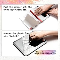 Vista 3 de KCT 2 Pack Paperfeel Screen Protector Compatible with iPad Pro 12.9 (2022 & 2021 & 2020 & 2018 Models), Matte PET Film for Drawing, Anti Glare with