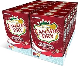 Canada Dry Powder Drink Mix – Sugar Free & Delicious (Cranberry Ginger Ale, 72 Sticks)