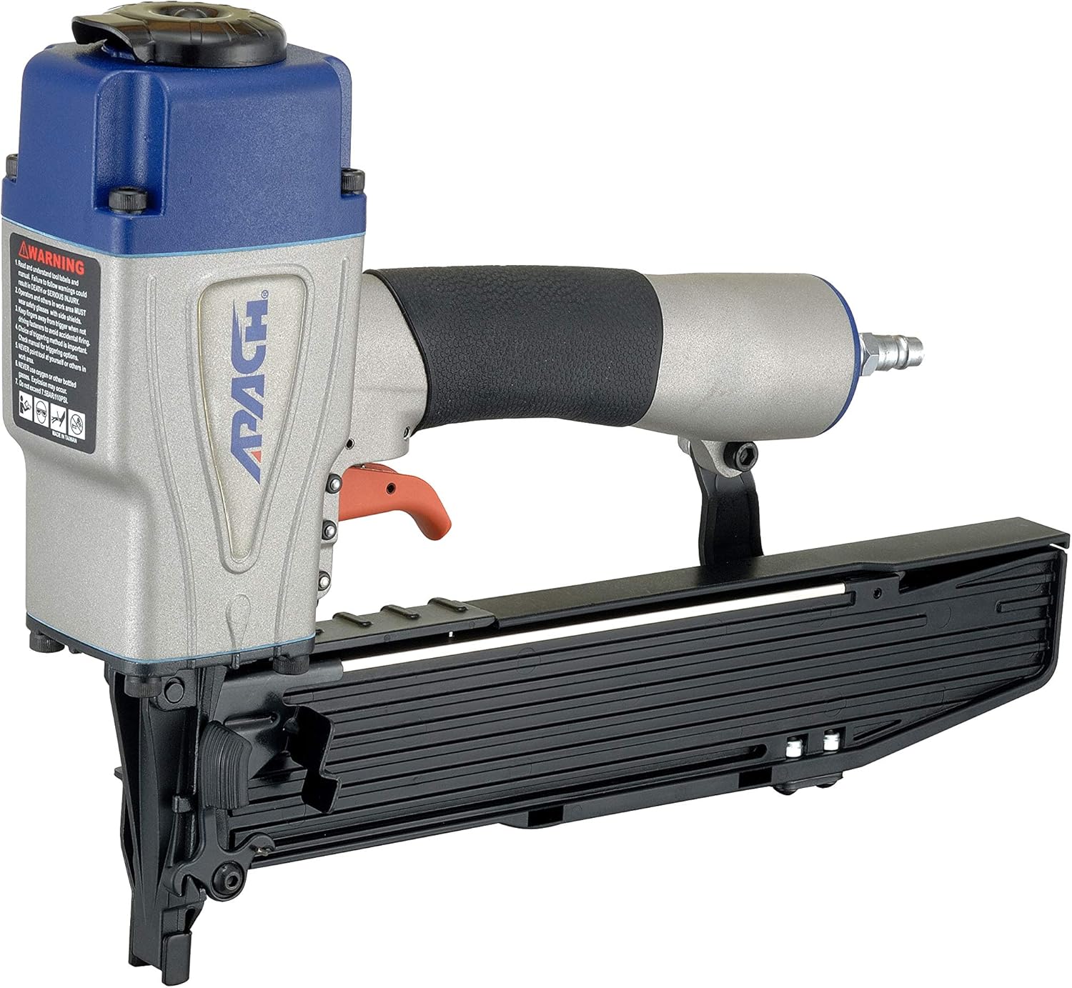 Apach LU-216LC1 16 Gauge 7/16" Medium Crown Stapler for 1" to 2" Length for Senco N and DuoFast 7600 Staples, Ideal for Upholstery and Cabinet Making to Construction