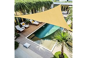 Amagenix Sand Sun Shade Sail, 20' X 20' X 20'