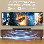 Saiyin 31” Detachable Sound Bar for Smart TV, 2.1ch Surround Sound System | Bluetooth 5.3 Soundbar,TV ARC/Optical/Auxiliary,Wall Mountable,for TV/PC/Gaming/Projectors.