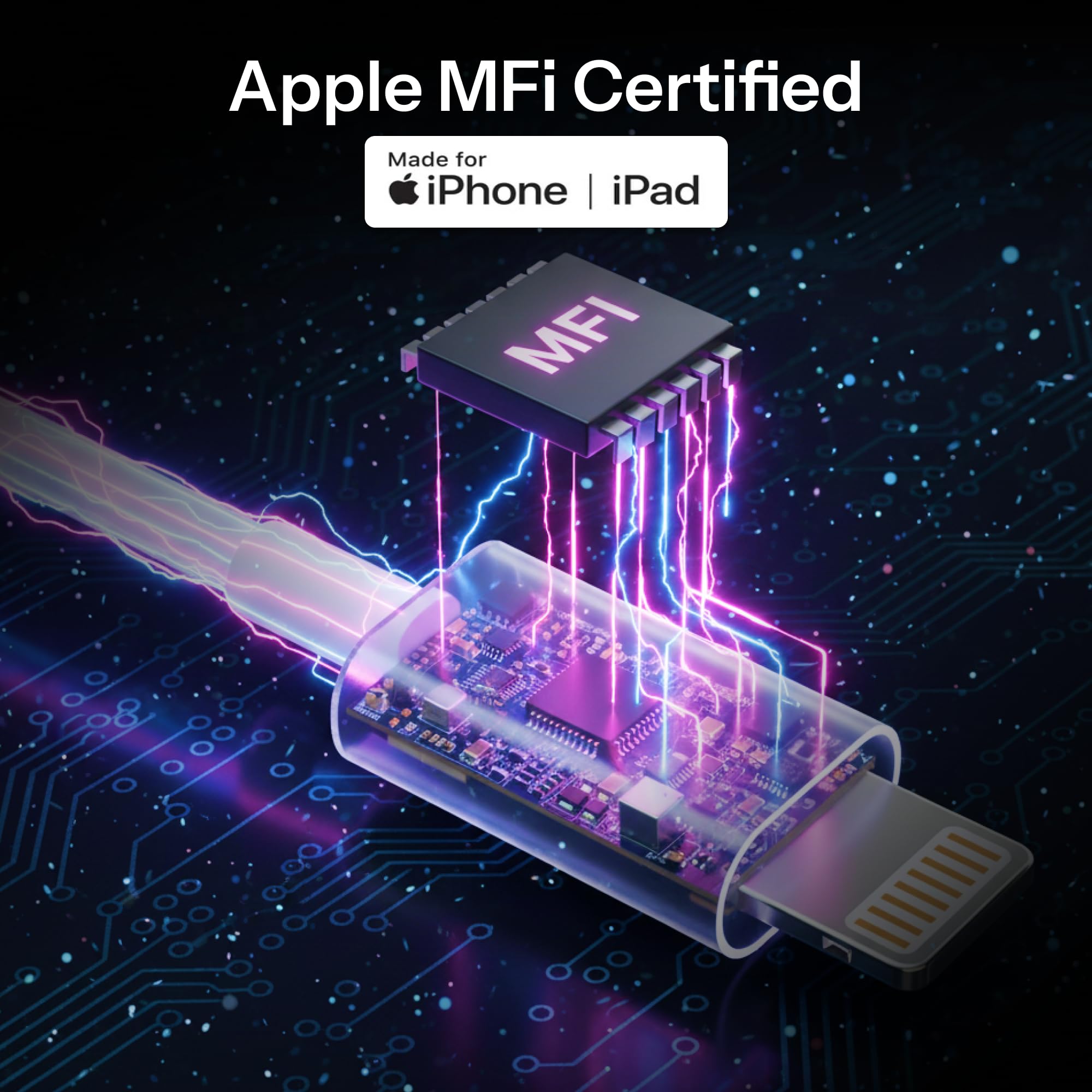 Homemo Iphone Compatible lightning to USB Fast Charging cable — Amazon image 3