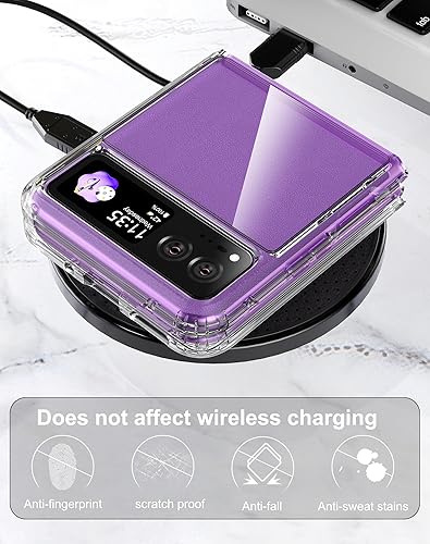 Miniatura 3 de Suzii Funda para Motorola Razr 2023, funda delgada para teléfono Moto Razr 40, ultrafina y delgada de policarbonato mate con agarre antideslizante,