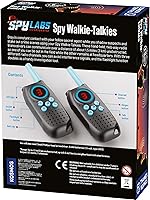 Vista 2 de Spy Labs Inc: Spy Walkie-Talkies de Thames & Kosmos 2 transceptores de mano y linterna de 2 vías 3 canales, rango de 1.5 millas Herramienta
