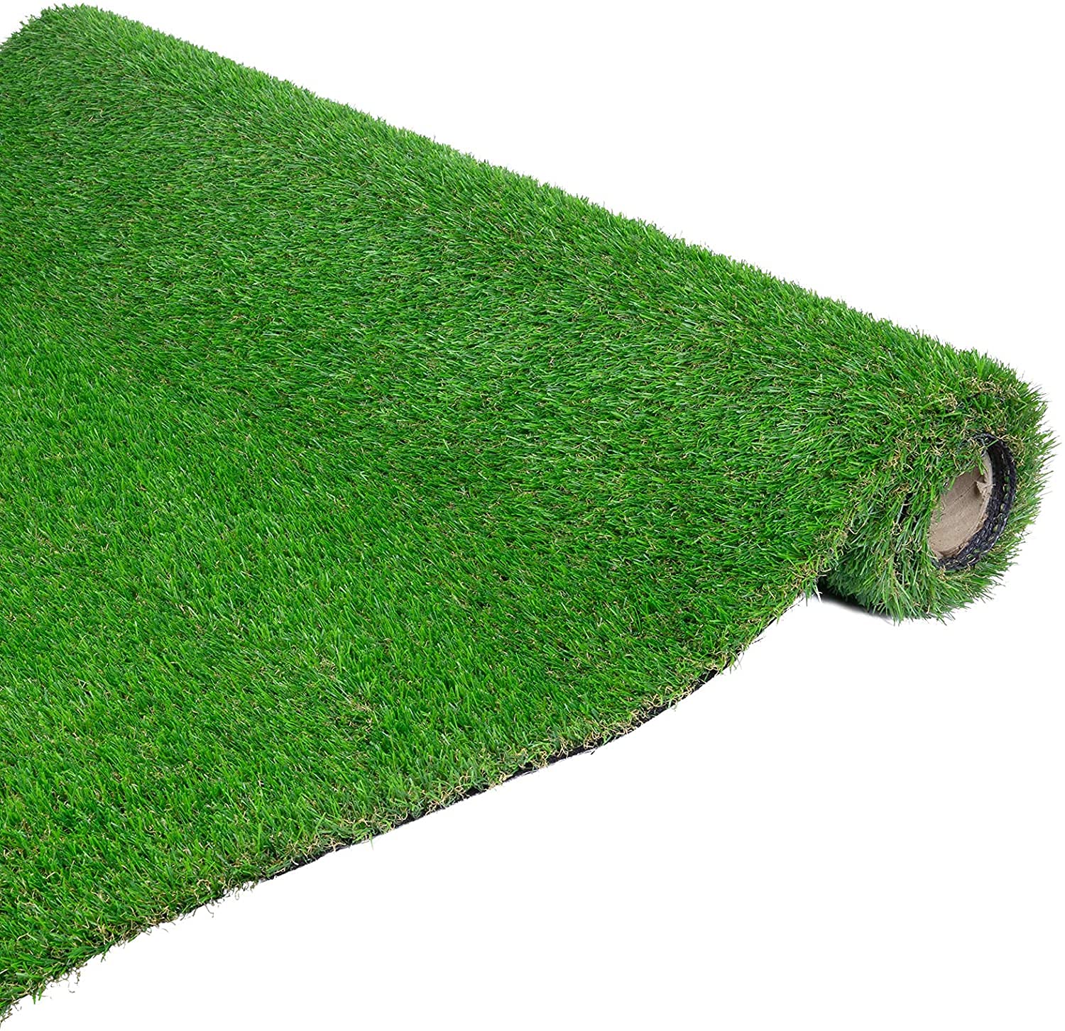 Kube Industries 35 MM Artificial Grass for Balcony Or Doormat, Soft and Durable Plastic Turf Carpet Mat, Artificial Grass (18" X 120") Green-HS_38_HEARTH21104