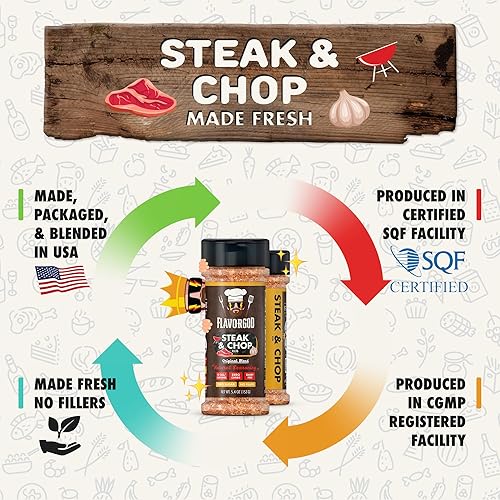 Miniatura 6 de Flavor God - Mezcla de condimentos para carne y picar, 2 botellas de Flavor God  Mezcla de especias naturales y saludables de primera calidad para