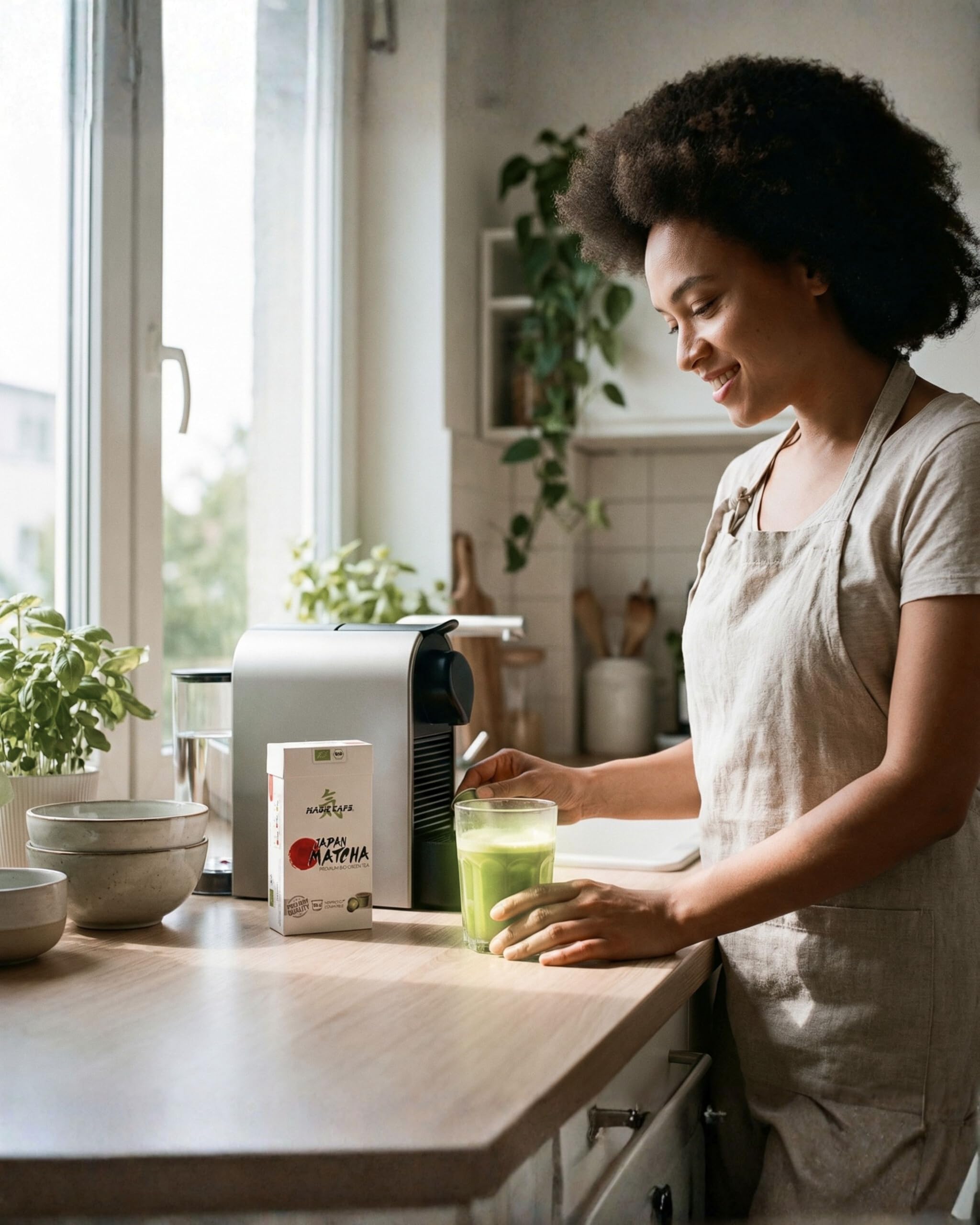 MatchaMagic Bio Matcha Tee Caps - 3x 10 Stück Grüner Matcha Teekapseln - Japanisches Matcha Pulver für Kapselmaschinen (3 x 10 Kapseln)