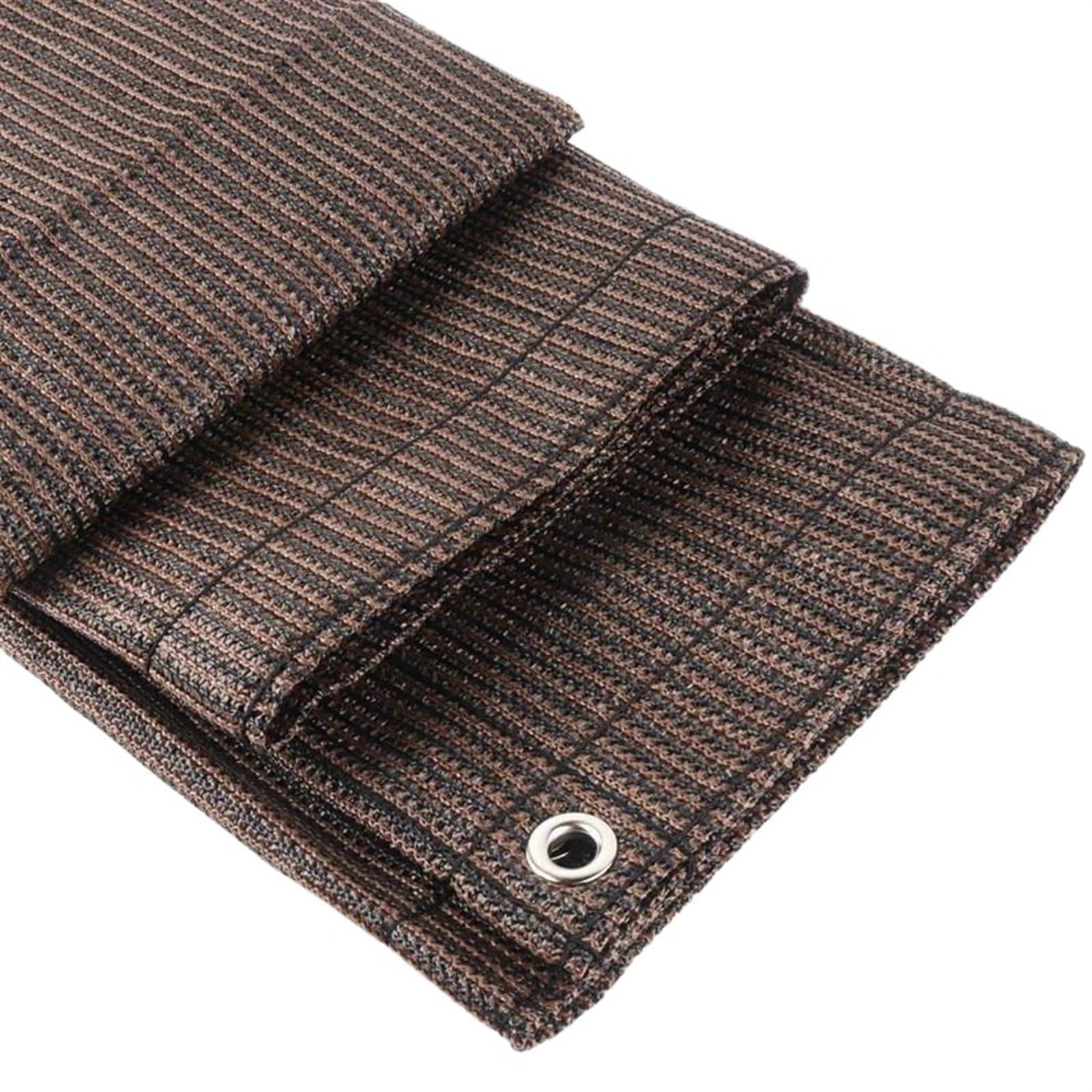 GLDYTVF Balcony Privacy Shade 0.8m x 2m Garden Screen Coffee Color Effective Outdoor Protection for Patios Terraces & BuildingsIdeal for Sun Block & Privacy