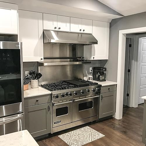 Miniatura 7 de PROLINE - Campana extractora de pared de 42 pulgadas, canalizada, 900 CFM, acero inoxidable, luces LED, motor de soplador ultra silencioso, 4