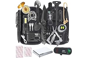 Survival Kit 25 In 1 Essential Small, Survival Gifts For Men Teen...