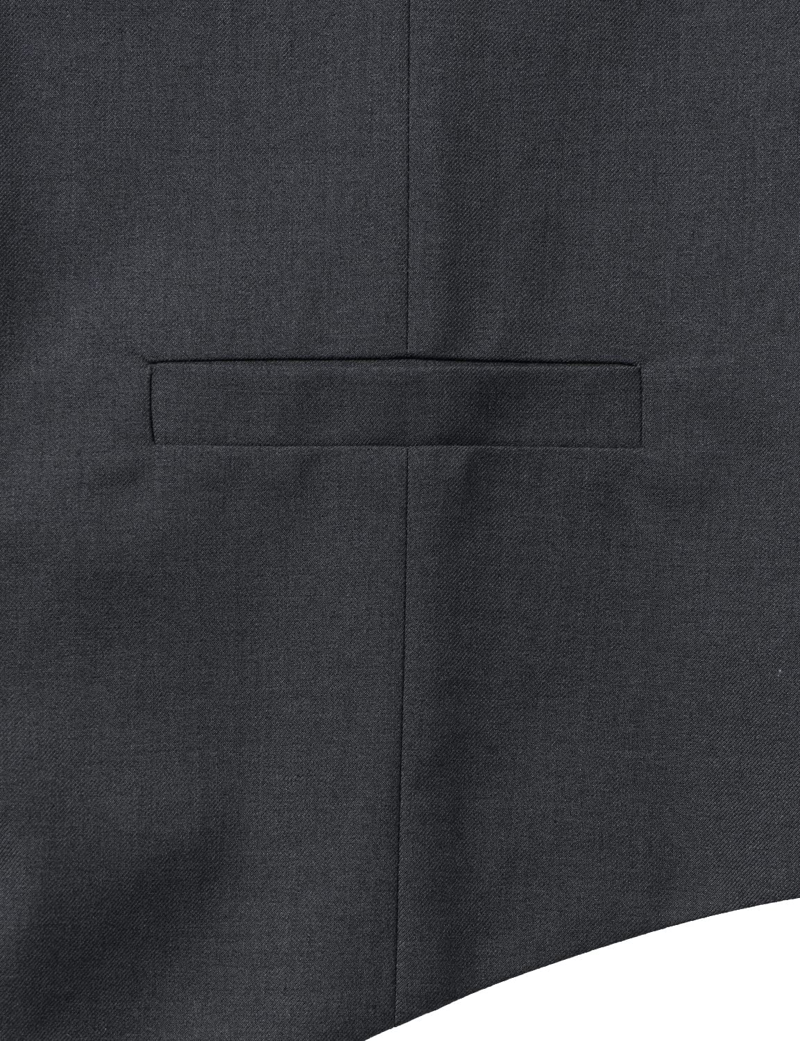 PARKLEES Herren Hipster Urban Design Business formelle Weste Slim Fit Anzug Smoking Kleid Weste