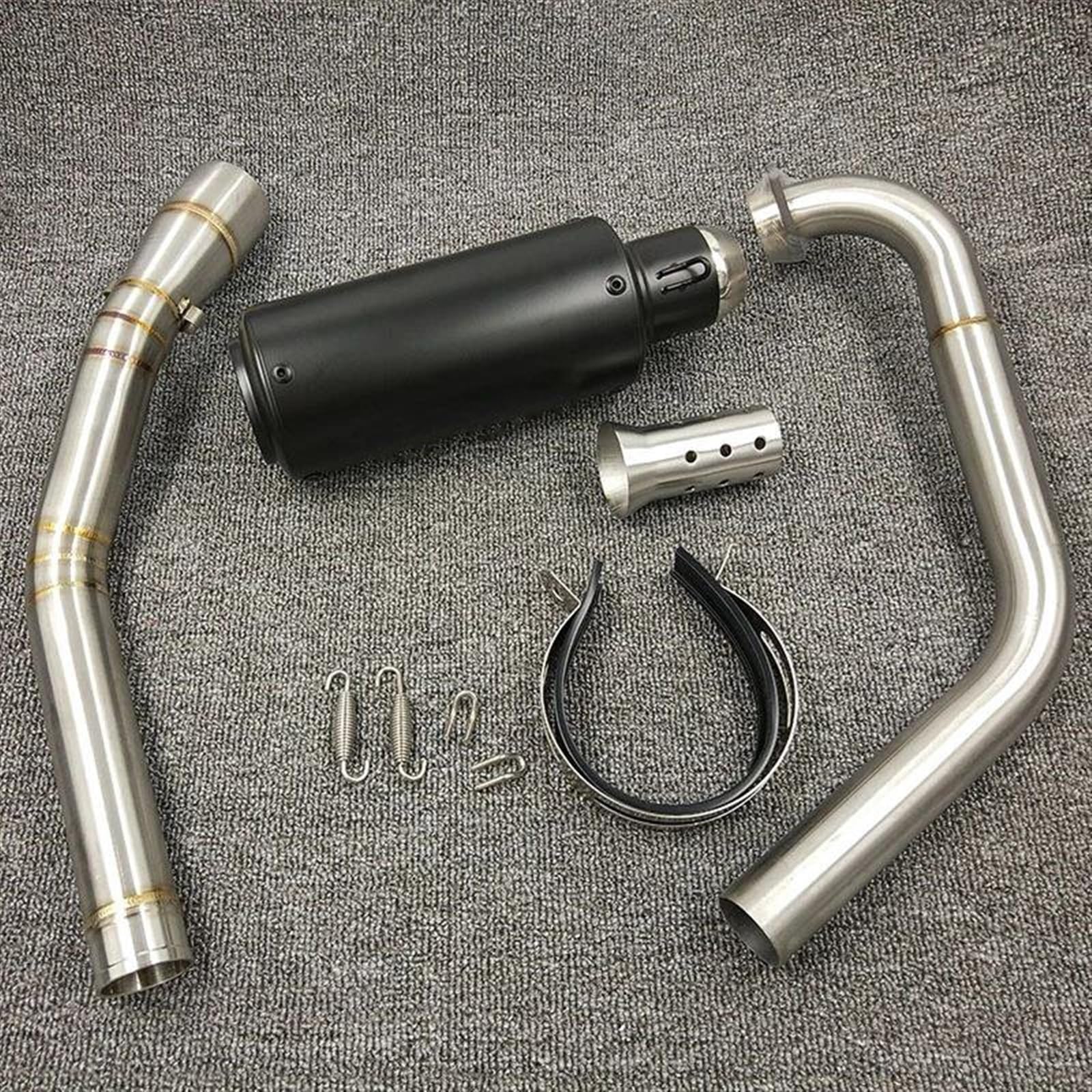 Motocicletta Set Completo Marmitta Di Scarico Tubo Collegamento Centrale Parti Modificate Per Yamaha YZF R15 MT-15 MT 125 2008-2017 Silenziatore di coda(Type A2)