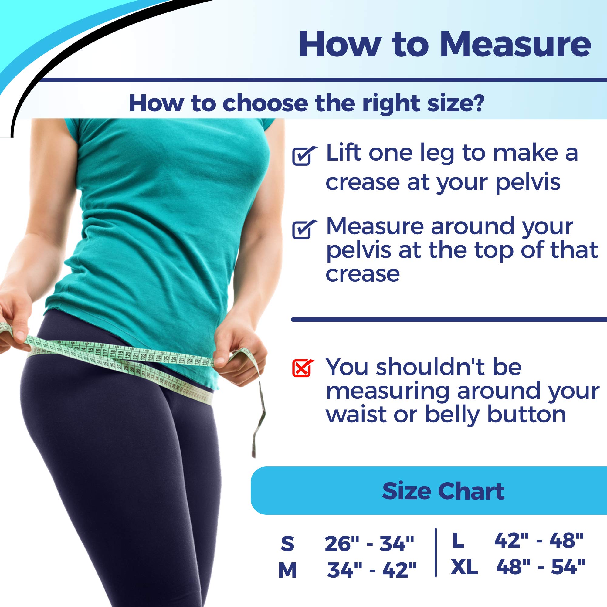 BackWonder SI Joint Belt By GNR Sacroiliac Belt Supports Pelvis