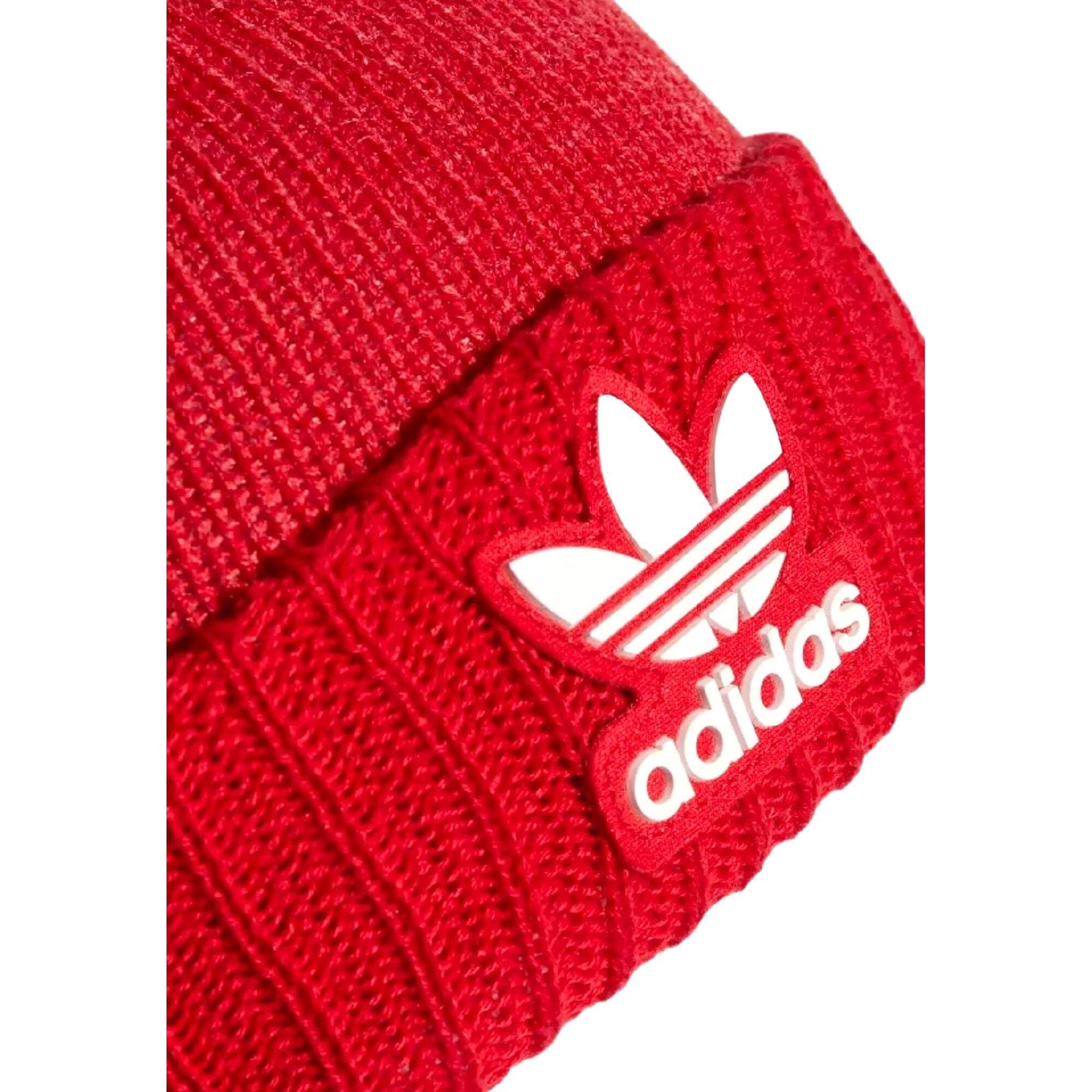 adidas Berretto Adicolor Cuff Knit – Red