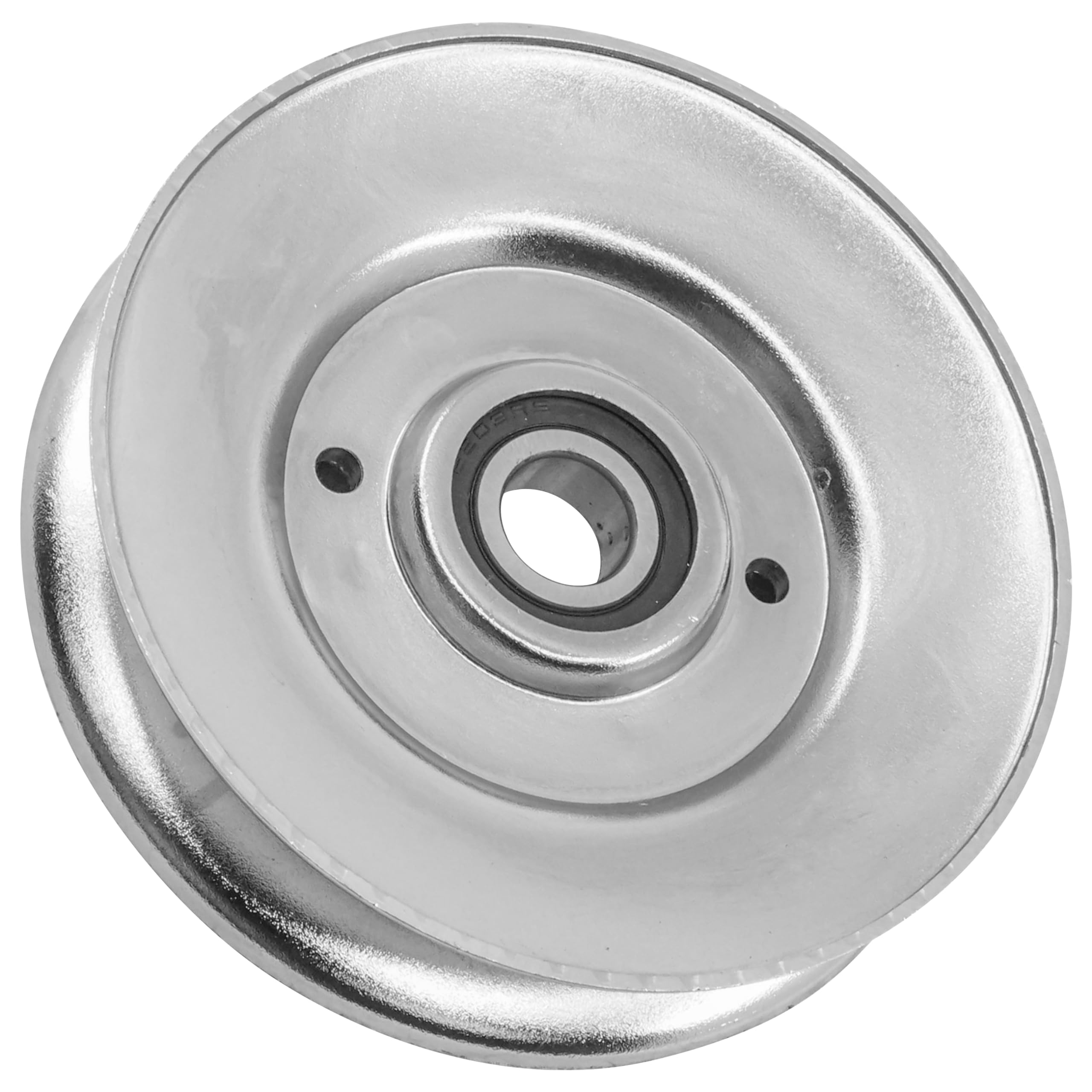 Caltric Deck V-Idler Pulley, top-down view