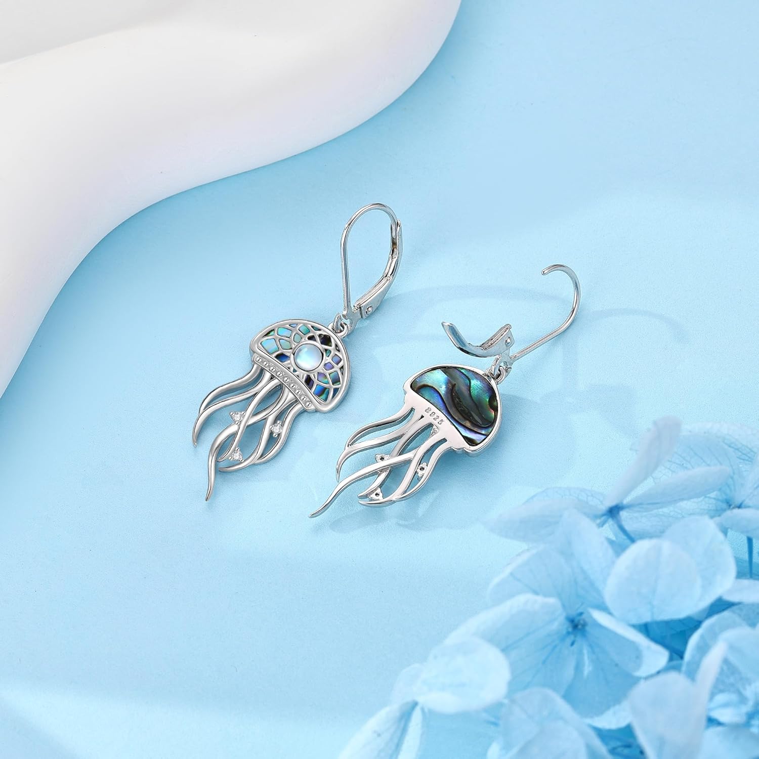 Dangle Earrings 925 Sterling Silver Witches Knot/Butterfly/Dragonfly/Mushroom/Highland Cow Jewelry Cat Gifts for Women