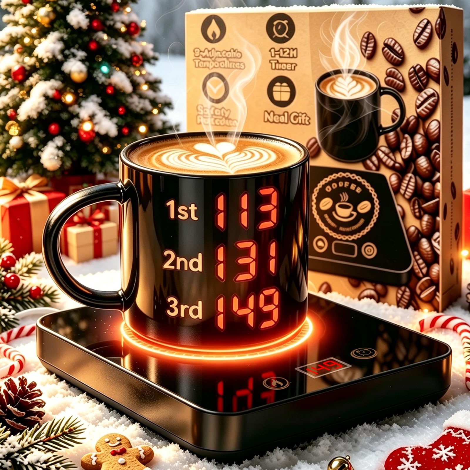 Coffee Mug Warmer for Desk with Auto Shut Off,Coffee Cup Warmer for Desk