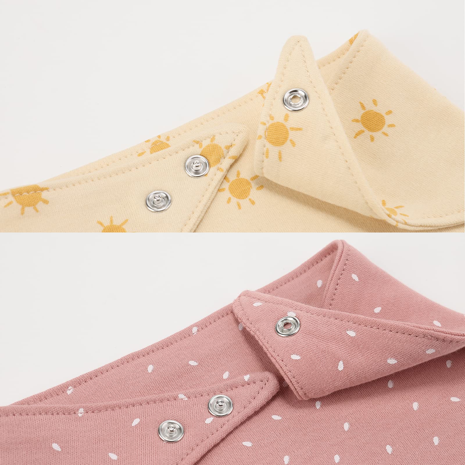 MAMIMAKA Set di vestiti per neonati da 23 pezzi, confezione da 5 body + 3PJS e accessori per 0-6 mesi