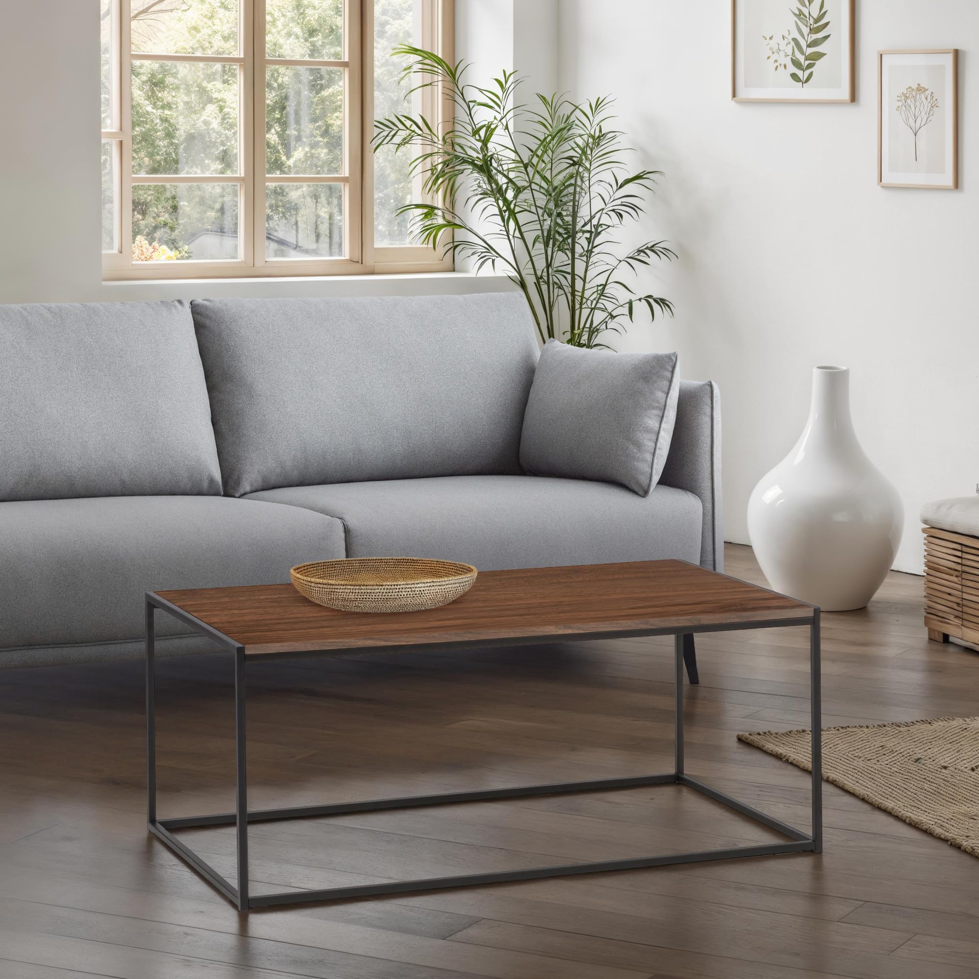 Julian Bowen Tribeca Coffee Table, Walnut Effect