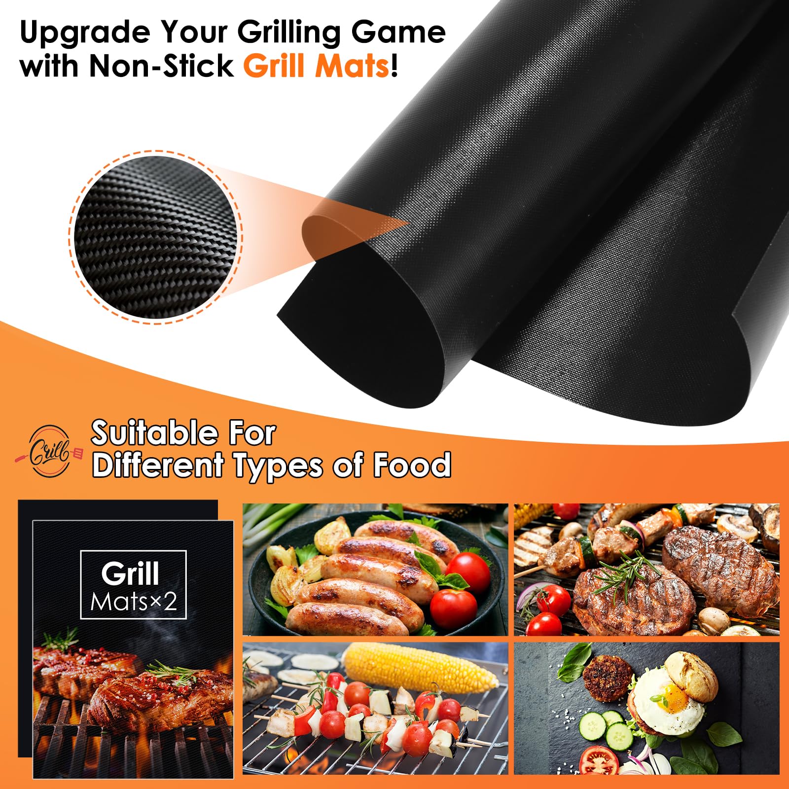 Yoehka Set di accessori per barbecue, 34 pezzi, strumenti resistenti per barbecue per campeggio all'aperto, regali per grigliare per uomini e papà, kit di utensili per barbecue in acciaio inossidabile
