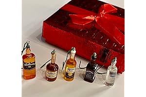 20-Piece Drink Ornament Miniatures for a Festive Christmas Decor