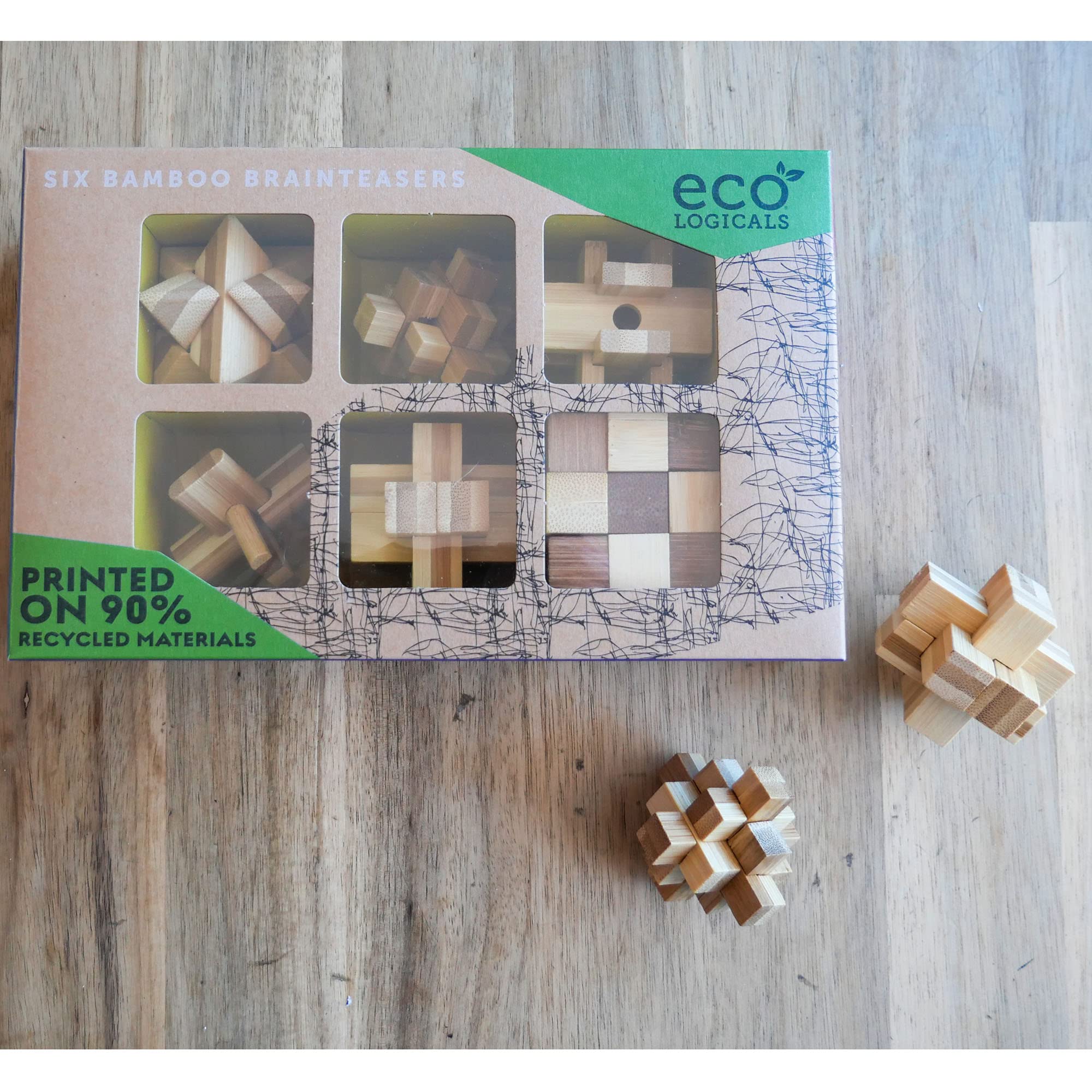 Amazon.com: Project Genius: Ecologicals 6 Bamboo Brainteasers