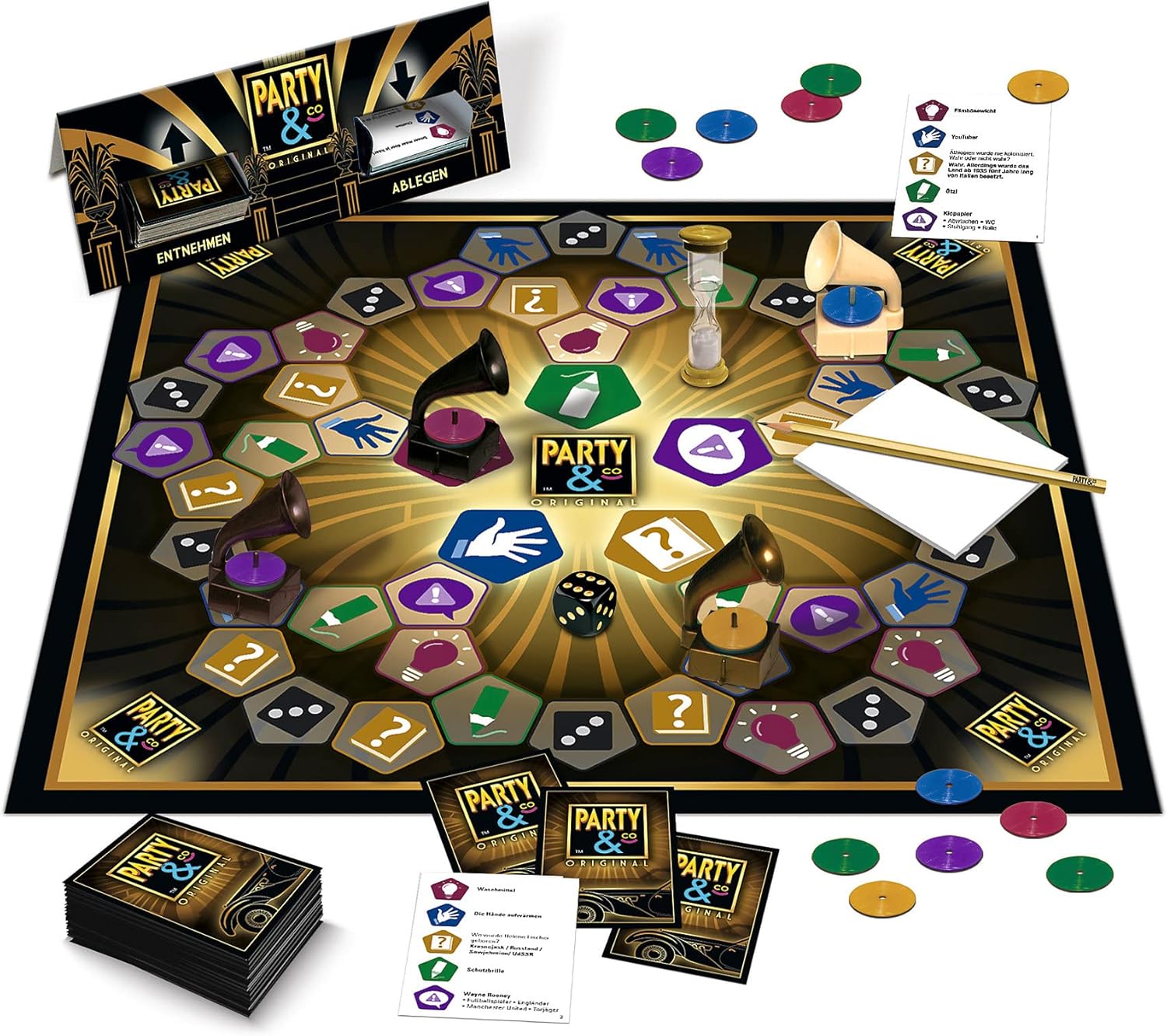 Jumbo - Party & Co. Original 30th Anniversary Party - Board Game, from 3 to 20 Players, from 14 Years, Game in German, No