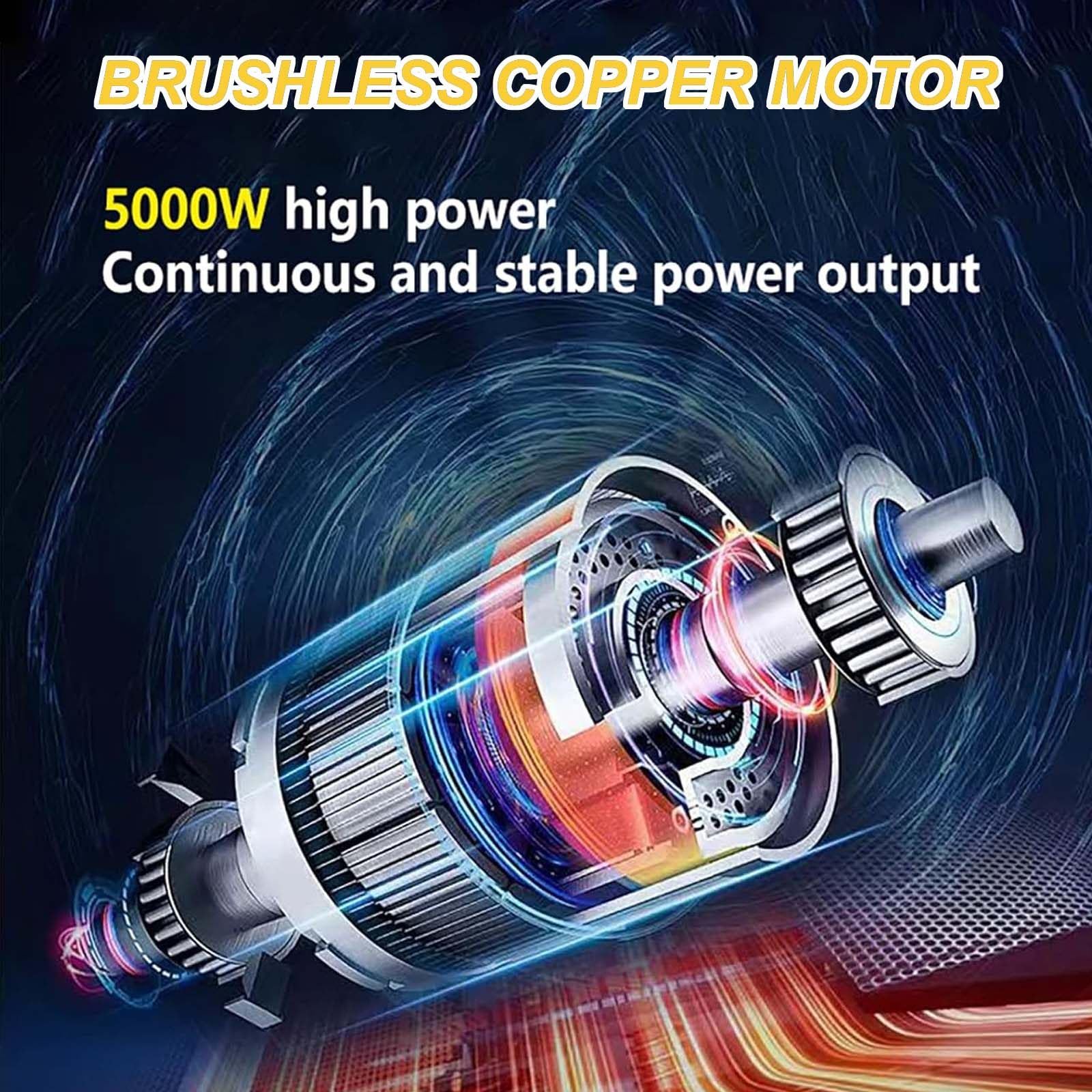 Roscadora De Muros De Anillo De 400 Mm/500 Mm, Sierra EléCtrica Profesional para Ladrillos, con Bomba De Agua, SupresióN De Polvo con AlimentacióN De Agua AutomáTica, para Obras,AC8500