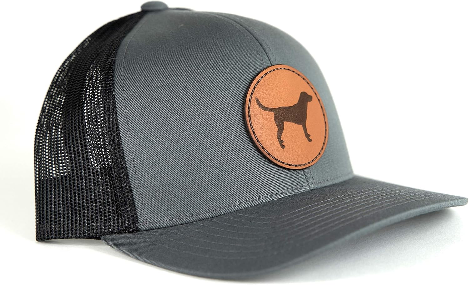Palouse Prairie Lab Labrador Retriever Leather Patch Hat Yellow lab