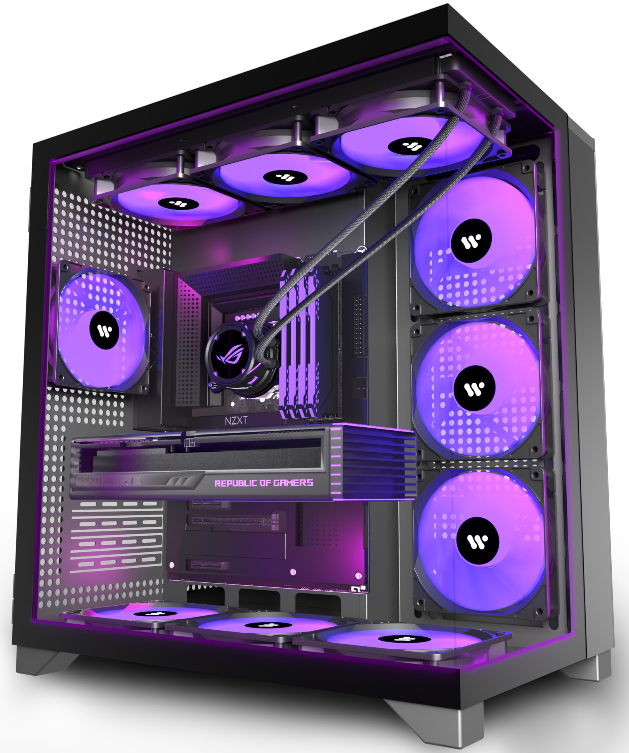 値下げしました！Corsair ミドルタワーPCケース ATX RGBファン付属 Amazon.co.jp: KEDIERS PCケース ミドルタワー,3 PWMケースファン